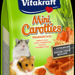 Vitakraft - Vitakraft Mini Carotties (sárgarépa) - kiegészítő eleség kistestű rágcsálóknak (50g)