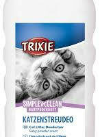 Trixie - Trixie Simple'n'Clean Cat Litter Deodorizer - alomszagtalanító (babapúder illattal) 750g