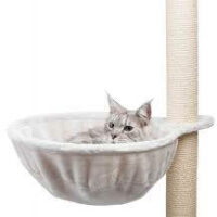 Trixie - Trixie Cuddly Bag XXL for Scratching Posts - Függőágy kaparó oszlopra (világos szürke) macskák részére (Ø45cm)