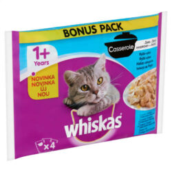Mars-Nestlé - Whiskas Adult Casserole - Szárnyas válogatás - aszpikban (4x85g)