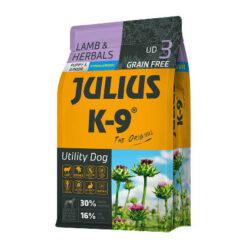 JULIUS-K9 PETFOOD - JULIUS K-9 3kg Utility Dog Hypoallergenic Lamb