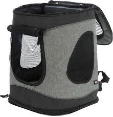 Trixie - Trixie Timon Backpack - szállító hátizsák (fekete/szürke) 36x44x26cm max:12kg