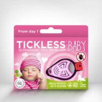 - Tickless Baby - Vegyszermentes kullancsriasztó gyermekeknek - pink