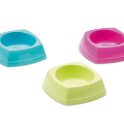 SAVIC - SAVIC Nibble Plastic Bowl - Műanyagtál (vegyes színekben) tengerimalacok részére (12x12x4