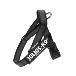 JULIUS-K9 - Julius K-9 Color&Gray IDC Hevederhám Mini-Mini méret (fekete) 40-49cm
