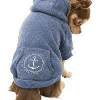 Trixie - Trixie BE NORDIC Hoodie Pullover - kapucnis pulóver (kék) kutyák részére (XXS) 24cm