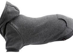Trixie - Trixie BE NORDIC Hoodie Pullover - kapucnis pulóver (szürke) kutyák részére (XXS) 24cm
