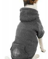 Trixie - Trixie BE NORDIC Hoodie Pullover - kapucnis pulóver (szürke) kutyák részére (XS) 27cm
