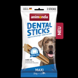Animonda - Animonda Dental Sticks (húsos) jutalomfalat - 25kg feletti kutyák részére (165g) 2022.12.01.-i szavidővel!!