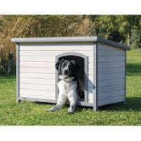 Trixie - Trixie Classic Dog Kennel - kutyaház (szürke) féltetős (L) 116x82x79cm