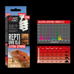 ReptiPlanet - Repti Planet Extra Strong Repti - sivatagi terráriumokhoz izzó (UVB 15.0/13W)