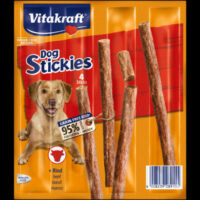 Vitakraft - Vitakraft Dog Stickies - jutalomfalat (marha) kistestű kutyák részére (4x11g)
