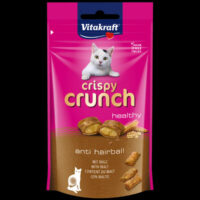 Vitakraft - Vitakraft Crispy Crunch - jutalomfalat (anti hairball) macskák részére (60g)