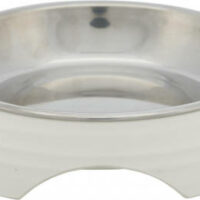 Trixie - Trixie Bowl Stainless Steel - rozsdamentes tál (fehér) kutyák és macskák részére (0