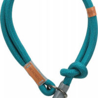 Trixie - Trixie Be Nordic Collar - nyakörv fonott kötélből (petrolkék/világos szürke) S-M (40cm/Ø8mm)