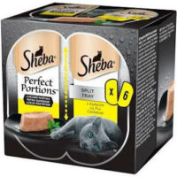 Mars-Nestlé - Sheba Perfect Portions - alutálkás (pástétom csirkével) macskák részére 3x(2x37.5g) 225g