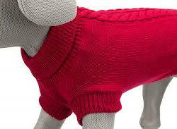 Trixie - Trixie Kenton Pullover - pulóver (piros) kutyák részére (XS) 27cm