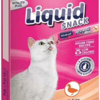 Vitakraft - Vitakraft Cat Liquid Snack - jutalomfalat kacsahússal 6*15g