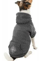 Trixie - Trixie BE NORDIC Hoodie Pullover - kapucnis pulóver (szürke) kutyák részére (M) 55cm
