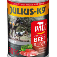 JULIUS-K9 PETFOOD - JULIUS - K9 paté beef and liver - nedveseledel (marha