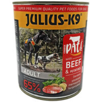 JULIUS-K9 PETFOOD - JULIUS K-9 konzerv kutya 800g Marha-burgonya (Beef+Potato)