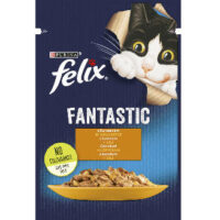 Mars-Nestlé - Felix Fantastic - alutasakos (csirke) nedves eledel aszpikban macskák részére (85g)