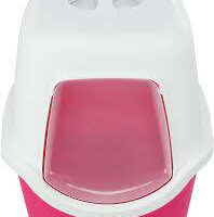 Trixie - Trixie Vico Cat Litter Tray - Fedeles macska WC (pink/fehér) 40x40x56cm
