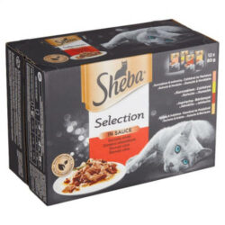 Mars-Nestlé - Sheba Selection in Sauce Adult - Alutasakos (Húsos válogatás