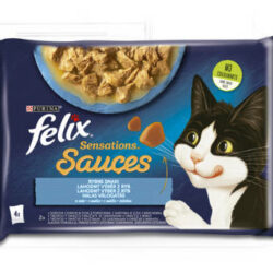 Mars-Nestlé - Felix Sensations Sauces (halas válogatás- szószban) 4x85g