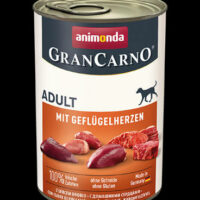 Animonda - Animonda GranCarno Adult (baromfi szív) konzerv - Felnőtt kutyák részére (400g)
