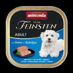 Animonda - Animonda Vom Feinsten Adult (csirke+tőkehal) alutálkás - Felnőtt kutyák részére (150g)