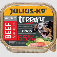 JULIUS-K9 PETFOOD - Julius-K9 Dog Terrine Adult Beef&Potatoes - nedveseledel (marha