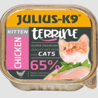 JULIUS-K9 PETFOOD - Julius-K9 Cat Terrine Kitten Chicken - nedveseledel (csirke) kölyök macskák részére (100g)