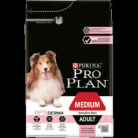 Mars-Nestlé - PRO PLAN Medium Adult OPTIDERMA (lazac) - száraztáp - felnőtt kutyák részére (14kg)