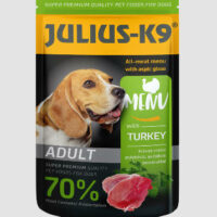 JULIUS-K9 PETFOOD - Julius-K9 Dog Adult Beef - nedveseledel (pulyka) felnőtt kutyák részére (125g)