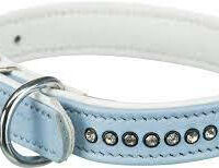 Trixie - Trixie Collar with Rhinestones - nyakörv strasszokkal (világoskék) kutyák részére (XXS-XS) 17-21cm/12mm