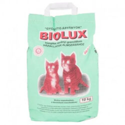 - Biolux - zeolit alapú csomósodó macskaalom (10kg)