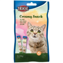 Trixie - Trixie Creamy Snack with chicken - jutalomfalat (baromfival) macskák részére (5×14g)
