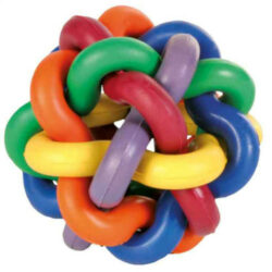 Trixie - Trixie Knotted Ball - natúr gumi játék (labda) kutyák részére (Ø7cm)