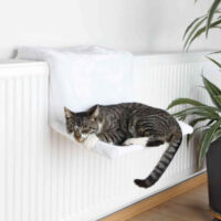 Trixie - Trixie Radiator Bed - radiátor fekhely (gyapjú-fehér) macskák részére (45×24×31cm)