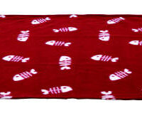 Trixie - Trixie Beany Blanket - takaró (bordó/mintás) macskák részére (100x70cm)