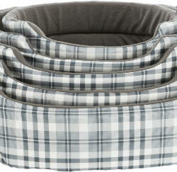 Trixie - Trixie Lucky Bed - peremes fekhely (bézs/szürke) kutyák részére (75x65cm)
