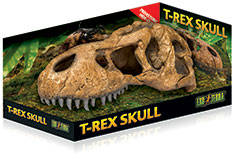 Hagen - Exo-Terra T-Rex Skull - T-Rex koponya formájú búvóhely hüllők részére (11x23x8cm)