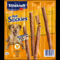 Vitakraft - Vitakraft Dog Stickies - jutalomfalat (baromfi) kistestű kutyák részére (4x11g)