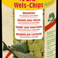 Sera - Sera Wels-Chips Nature - Süllyedő táplálék algaevő díszhalak számára (250ml/95g)