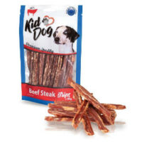 KidDog - KidDog Beef Steak in strip - jutalomfalat (marha) kutyák részére (80g)