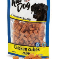 KidDog - KidDog Mini Chicken Cubes - jutalomfalat (csirkehús) kutyák részére (80g)