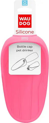 WAU DOG - WAUDOG Silicone Bottle cup pet drinker - itató tál PET palackra (pink) kutyák részére (16