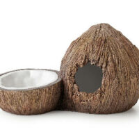 Hagen - Exo-Terra Coconut Hide & Water Dish Set - búvóhely