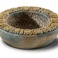 Hagen - Exo-Terra Aztec Water Dish "M" - vizestál (Azték mintával) terráriumi állatok részére (13x3